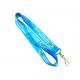 Blue Dye Sublimation Lanyards For Soccer Competition Neck Strap 900*20mm