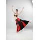 Erogenous Belly Dancing Clothes Halter Neck Bar Metallic Long Floor Length Skirts 2 Piece Dance Costumes