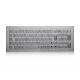 81 Keys Multimedia Keyboard Industrial Metal Keyboard  Washable For Outdoor custom keyboard