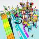 114mm Pole Outdoor Water Playground Fun And Safe For Families At Water Parks