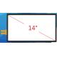 14 Inch 10 Point Projected Capacitive Touch Panel , 5V Adjustable And USB Interface