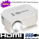 Multimedia Home Used LED Lamp Portable Projector With HDMI USB VGA Work For DVD PS Wii