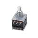 Dual Gang Rotary Potentiometer A50k 6 Shank With Thread Length 15MM Flower Step 21 Points