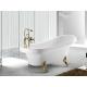 ISO9001 Freestanding Soaking Tub , SP1718 Freestanding Acrylic Bathtub