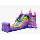 Big Commercial Inflatable Combo Bounce House Water Slide Combo Rentals