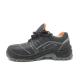 Breathable Leather Safety Shoes Porous Mesh Lining Anti Shock Foam Collar