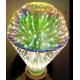 3D Fireworks Galaxy Decorative LED Bulbs With Square Diamond Type 5W 100g