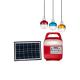 15 Volt 5W*3PCS Night Market Portable Solar Bulbs For Outings