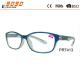 2018 new design reading glasses spring hinge ,made of PC frame,suitable for men and women