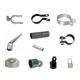 Silver Steel Metal Chain Link Gate Hardware Brackets Sports Field