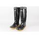 High Top Pvc Non Slip Rubber Bottom Rain Boots Labor Protection