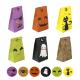 Party Halloween Biodegradable Paper Bakery Bags For Bread 9g/Pcs