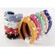 Fashion multicolor knotted wide elastic headbands nail-beaded drill bit hooped hair accessory Yiwu wholesale