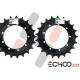 Kubota K035 Mini Excavator Sprockets With Steel Material Customized Color
