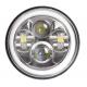 7 Inch LED Headlights Lights Bright White / Amber Turn Signal With Halo Ring