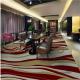 Modern Hotel Carpet Flat Wave Pattern 80% Wool 20% Nylon Material