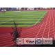 8-15mm Rubber Athletic Flooring , Outdoor Playground Synthetic Track For Running