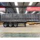 3 axle dump tipper semi trailer with 60/80 ton loading capacity