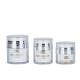 Cosmetic 15ml 30ml 50ml Airless Jar Round Shape Plastic Packaging Screen Printing Carton Box Cosmetic Container