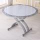 Pneumatic Lifting Center Coffee Table , Glass Lift Top Coffee Table