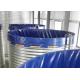 Height 4.62m Aquaculture PVC Liner Fish Farming Tanks