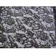 Eco Friendly Lace Metallic Nylon Fabric For Apparel Black CY-LW0219