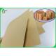 300gr 350gr 400gr Smooth Surface Brown Kraft Paper Roll  In Reel Package