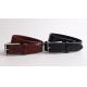 Genuine Durable Leather Belt , Snake Grain Long Lasting Leather Belt With Zinc