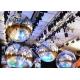 Event Party PVC Inflatable Mirror Ball Colorful Balloon Double Layer