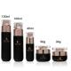 Black 40ml-120ml Cosmetic Packaging Set For Skin Care Cream Lotion