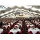 White European Style Tents With Beautiful Linings And Curtains