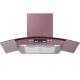 Electric Wall Mounted Stainless Steel Glass Arc Chimney Hood with Low Noise App Control
