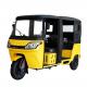 Three Wheeler Auto Rickshaw for 6 Passengers Grade Ability ≥25° and Tire Size 4.5-12