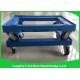 612 *412*145mm Customized Pallet Plastic Moving Dolly With PU Wheels 150KG Capacity