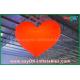 1.5m Romantic Led Lighting Red Heart Outdoor Inflatable Decorations For Wedding