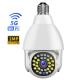5G Smart E27 Wifi Panoramic Bulb Camera Wireless For Indoor Home Security