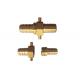 Hexagon Type Brass Hose Fittings , Swiss Type, Brass Hose Pipe Connectors IPS Thread