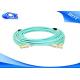 OM3 SC - LC Fiber Patch Cord , MM Duplex Fiber Optic Drop Cable For LAN / WAN