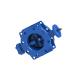 Dovetail Design Ductile Iron Double Eccentric Butterfly Valve Worm Gear Available