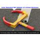 A3 Steel SUV / Motorcycle /  Motorhome Wheel Clamps Suit Width 180 - 300mm Wheel