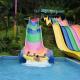 Family Rafting Fiberglass Water Slide Water Raft Slide For Aquatic Park
