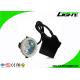 6.6Ah Led Miners Cap Lamp Corded Anti Explosive 10000lux Rechargeable Lithium Ion IP67 Waterproof