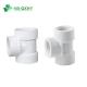 6000LBS Pressure Rating White UPVC PVC BSPT Female Reducer Threaded Tee for Water Supply