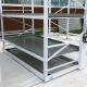 ABS Pannel Material Greenhouse Rolling Benches Customizable Width 61cm-178cm