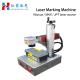 20w 30w 50w Raycus Laser Engraving Machine For Metal Plastic Leather Laser Marking Machines With Rotary