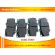 Semi Metallic Car Brake Pads Size Standard For Toyota LX470 04465-60320