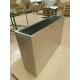 Custom Stainless Steel Rectangular Garden Planter Extra Large Metal Flower Pot