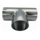DN8~DN250 Customizable  Stainless Steel  Pipe Tee Fitting T Type Pipe Branch