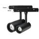 Black 48v 20mm 35mm Surface Mounted Track Lighting Fast Heat Dissipation
