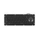 Industrial Computer Keyboard Custom Dust-Proof Black Plastic Keyboard with USB or PS2 Interface and Custom Layout Available